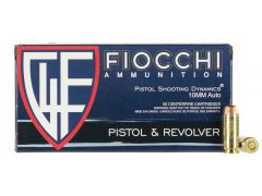 10AP-BOX Fiocchi Shooting Dynamics 10mm 180 Grain Truncated-Cone FMJ
