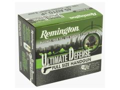 Remington Ultimate Defense, 45 ACP, +P, BJHP, hollow point, 45 auto, +P ammo, ammo for sale, Ammunition Depot
