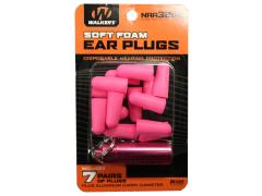Walkers Game Ear Foam Ear Plugs, Wlkr Gwp-plgcan-pk  7pk Pnk Foam Plug W/case