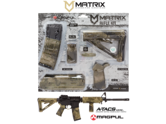 Matrix Diversified Ind Magpul Carbine Accessory Kit, Mdi Magmil01-hd A-tacs Au Camo     Kit