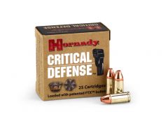 Hornady Critical Defense 9mm 115 Grain JHP (Case)