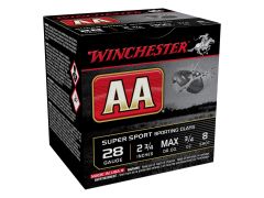 Winchester, AA Sporting Clay, 28 Gauge, 8 Shot, winchester ammo, ammo for sale, Ammunition Depot