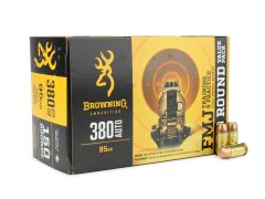 Browning, 380 acp, fmj, 380 ammo, 380 fmj, fmj for sale, fmj ammo, 380 auto, Browning ammo, ammo for sale, Ammunition Depot