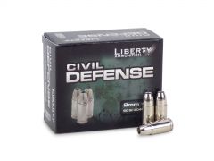 Liberty Civil Defense 9mm 50 Grain +P Lead-Free HP (Box) | 9mm Ammo For Sale - Ammunition Depot