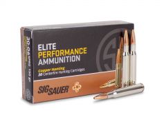E3006H1-20 Sig Sauer Elite Hunting 30-06 Springfield 150 Grain Solid Copper HP