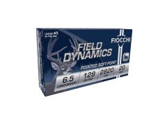 Fiocchi Field Dynamics, 6.5 Creedmoor, psp ammo, 65 creedmoor ammo, hunting ammo, Ammunition Depot