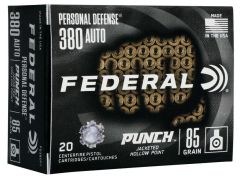 Federal Premium Punch Personal Defense 380 ACP 85 Grain JHP PD380P1 Ammo Buy