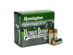 Remington, Ultimate Defense, 40 S&W, bjhp, hollow point, 40 sw, 40 sw ammo, 40 cal, self defense ammo, Ammunition Depot