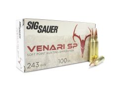 Sig Sauer, Venari SP, 243 Winchester, Soft Point, ammo for sale, hunting ammo, ammo buy, Ammunition Depot