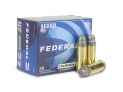 Federal Champion, 44 Special, Semi-Wadcutter HP, hollow point, 44 sw ammo, 44 special ammo, Ammunition Depot