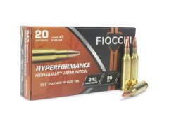 Fiocchi Hyperformance, 243 Winchester, SST, fiocchi, hunting ammo, ammo for sale, ammo buy, Ammunition Depot