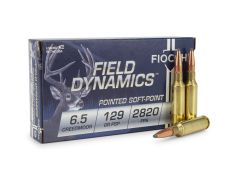 Fiocchi Field Dynamics, 6.5 Creedmoor, psp ammo, 65 creedmoor ammo, hunting ammo, Ammunition Depot