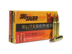 Sig Sauer Elite Series 223 Remington 55 Grain Extreme Expansion Tip E223V2-20 Ammo Buy