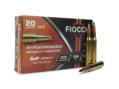 Fiocchi Hyperformance, 270 Winchester, swift scirocco, boat tail spitzer, 270 win ammo, ammo buy, Ammunition Depot
