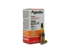 Aguila Target Competition, 22 LR, Lead Solid Point, aguila ammo, rimfire ammo, ammo for sale, Ammunition Depot