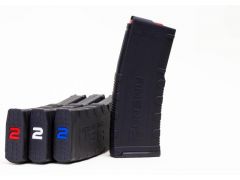 Amend2 MOD 2 AR-15/M16/M4 223/5.56 Magazine - 30 Round Special Edition 3 Pack (Red, White, Blue, Polymer) 3PACK556BLK30 Magazine Buy