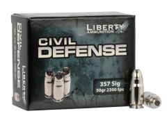 Liberty Civil Defense, 357 Sig, Lead free ammo, hollow point, 357 sig ammo, 357 ammo, ammo for sale, Ammunition Depot