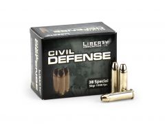 Liberty Civil Defense .38 Special 50 Grain HP (Case)
