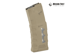 Mission First Tactical AR15 223/5.56 Magazine - 30 Round (Polymer, Windowed FDE)