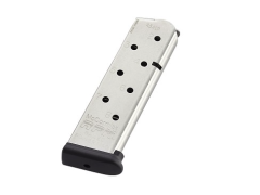 Chip McCormick Railed Power Mag 1911 45 ACP Magazine - 8 Round (Stainless Steel)