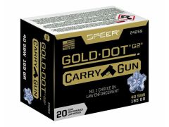 Speer Gold Dot Carry Gun, 40 S&W, GDHP, gold dot hollow point, 40 sw, speer, ammo for sale, Ammunition Depot