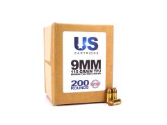 US Cartridge, CleanBarrel, 9mm ammo, 9mm, tpj ammo, tpjb ammo, ammo for sale, bulk ammo, Ammunition Depot