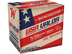 USA855125 Winchester USA Valor 5.56 NATO 62 Grain Green Tip XM855