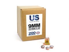 US Cartridge 9mm 124 Grain +P Nosler JHP | 9mm Ammo For Sale - Ammunition Depot