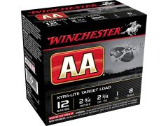Winchester AA 12 Ga 2-3/4 1 Oz No.8 Shot Xtra-Lite Target Load (25 Rounds)
