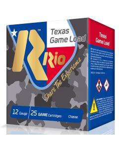 TGHV3675TX RIO Top Game Texas Game Load High Velocity 12 Ga 2.75" 1-1/4 oz 7.5 Shot 
