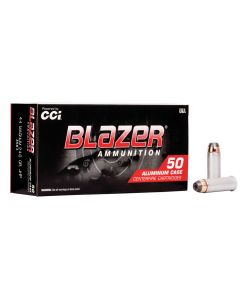 Blazer Aluminum, 44 Magnum, JHP, 44 mag, 44 remington magnum, hollow point, ammo for sale, Ammunition Depot