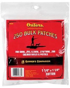 Outer's Cotton Cleaning Patches .23-.28 Cal - 250 Count