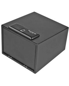 Bulldog Cases Biometric Fingerprint Pistol Vault with Shelf (Black)