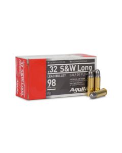 aguila ammo, 32 sw long, 32 s&w, 32 sw ammo, ammo for sale, lead solid point, revolver ammo, Ammunition Depot