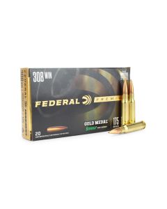 Federal Gold Medal Match 308 Winchester 175 Grain SMK BTHP (Box)
