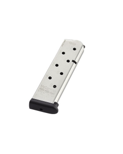 Chip McCormick Railed Power Mag 1911 45 ACP Magazine - 8 Round (Stainless Steel)